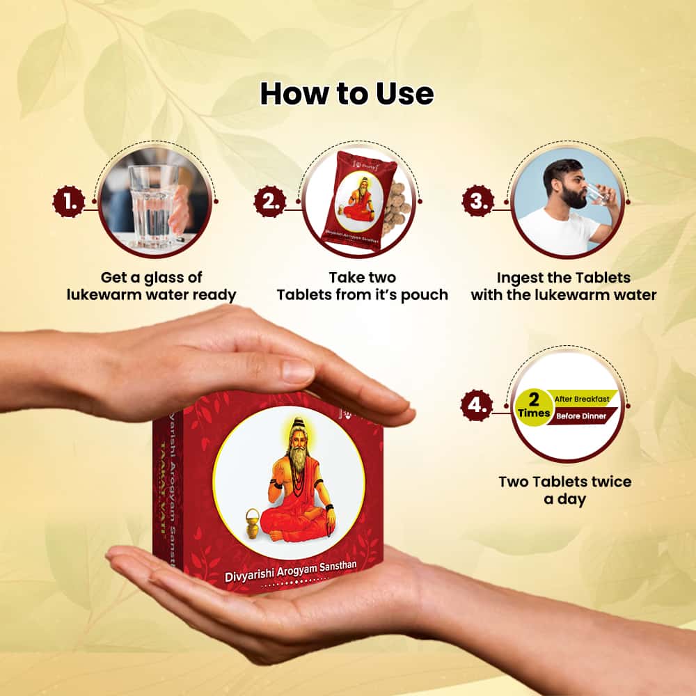 Divyarishi Taakat Vati - Ayurvedic Tablets for Fast Weight & Muscle Gain and to Improve Digestion | For Underweight Men & Women