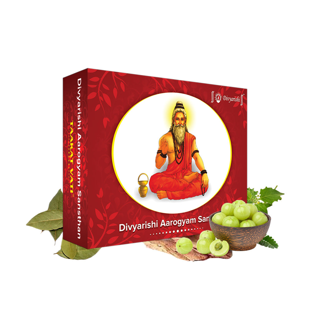 Divyarishi Taakat Vati - Ayurvedic Tablets for Fast Weight & Muscle Gain and to Improve Digestion | For Underweight Men & Women