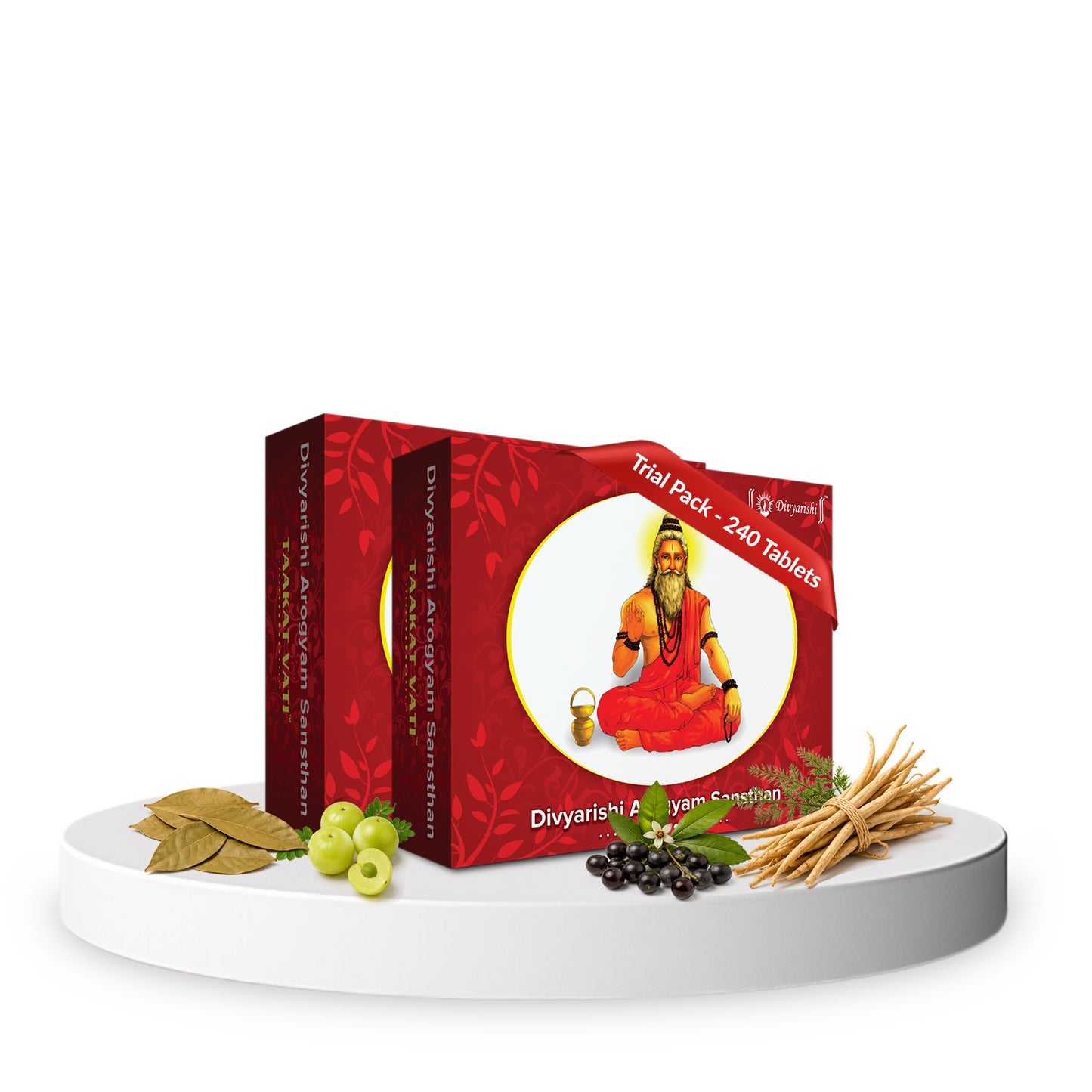 Divyarishi Taakat Vati - Ayurvedic Tablets for Fast Weight & Muscle Gain and to Improve Digestion | For Underweight Men & Women